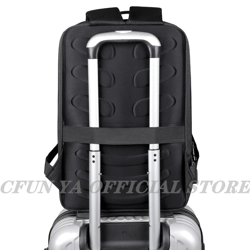 CFUN YA Portable Backpack 15.6 inch Notebook PackBag Computer Bag Double-Shoulder Briefcases Travel Business Package Laptop Case