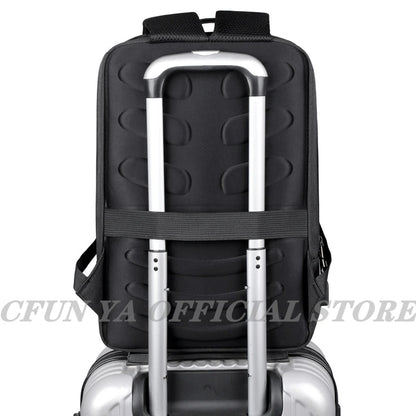 CFUN YA Portable Backpack 15.6 inch Notebook PackBag Computer Bag Double-Shoulder Briefcases Travel Business Package Laptop Case