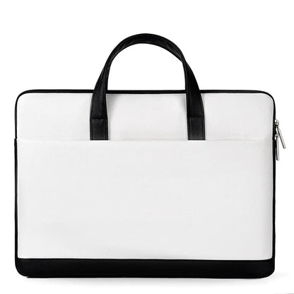CFUN YA Pu Leather Laptop Bag Sleeve Case For 13 14 15 inch Waterproof Notebook Cover For Macbook Air Pro Dell Lenovo Brifecase