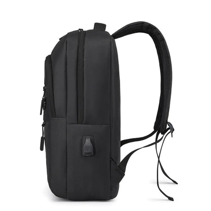 CFUN YA Simple Design School Backpack For Students USB Charge Business Backpacks Men Women Travel Bagpack Unisex Rucksack Sac