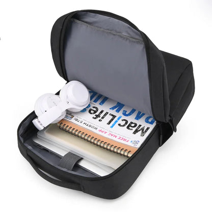 CFUN YA Simple Design School Backpack For Students USB Charge Business Backpacks Men Women Travel Bagpack Unisex Rucksack Sac