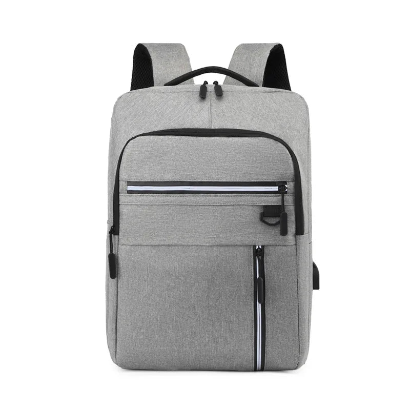 CFUN YA Simple Design School Backpack For Students USB Charge Business Backpacks Men Women Travel Bagpack Unisex Rucksack Sac