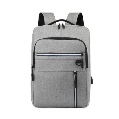 CFUN YA Simple Design School Backpack For Students USB Charge Business Backpacks Men Women Travel Bagpack Unisex Rucksack Sac