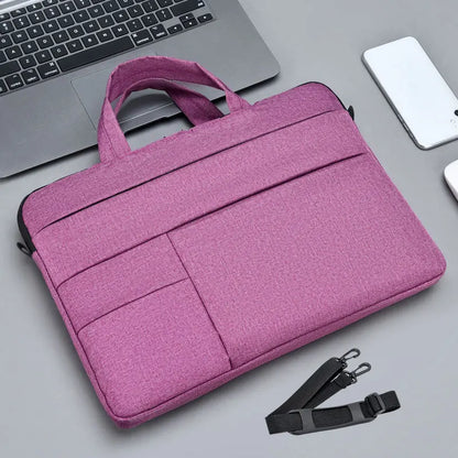 CFUN YA Simple Laptop Bag Briefcases 15.6 14.2 Laptop Bag for MacBook Air Case Notebook Bag Women Men Messenger Shoulder Bag