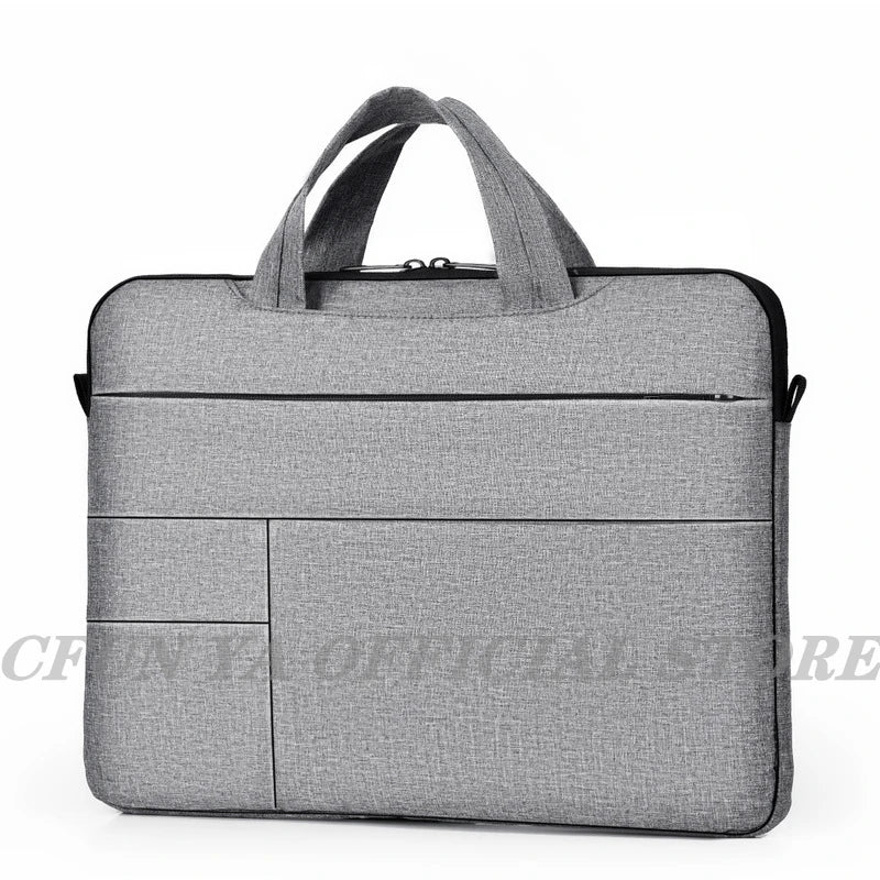 CFUN YA Simple Laptop Bag Briefcases 15.6 14.2 Laptop Bag for MacBook Air Case Notebook Bag Women Men Messenger Shoulder Bag