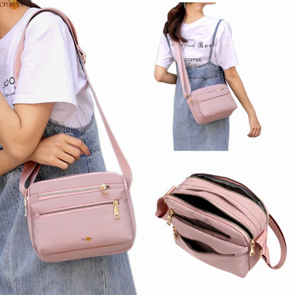 CFUN YA Small Girls Shoulder Messenger Bag For Women 2023 Nylon Multi-Purpose Purse Crossbody Tote Handbag bolsos mujer de marca