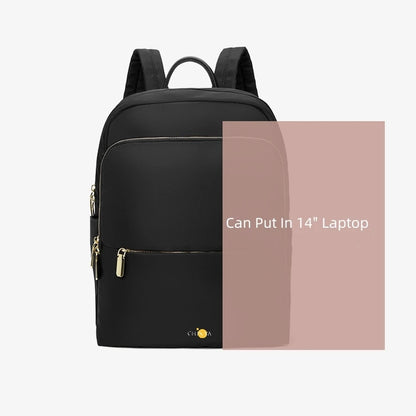 CFUN YA Spring/Summer 2023 New 14" Laptop Bag Backpack Female Oxford Large Capacity Travel Backpack Women Girls Schoolbag Causal