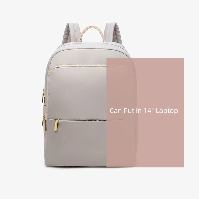CFUN YA Spring/Summer 2023 New 14" Laptop Bag Backpack Female Oxford Large Capacity Travel Backpack Women Girls Schoolbag Causal
