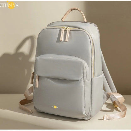CFUN YA Summer Boho 15 " Computer Backpack Women Casual Versatile Shoulder Bagpack Daily School Knapsack Travel Oxford MultiPock