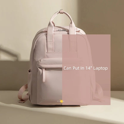 CFUN YA Summer New Anti Theft Backpack Women Backpacks 2023 Travel Rucksack Waterproof 14 Inch Computer Bag Teen Girls Schoolbag