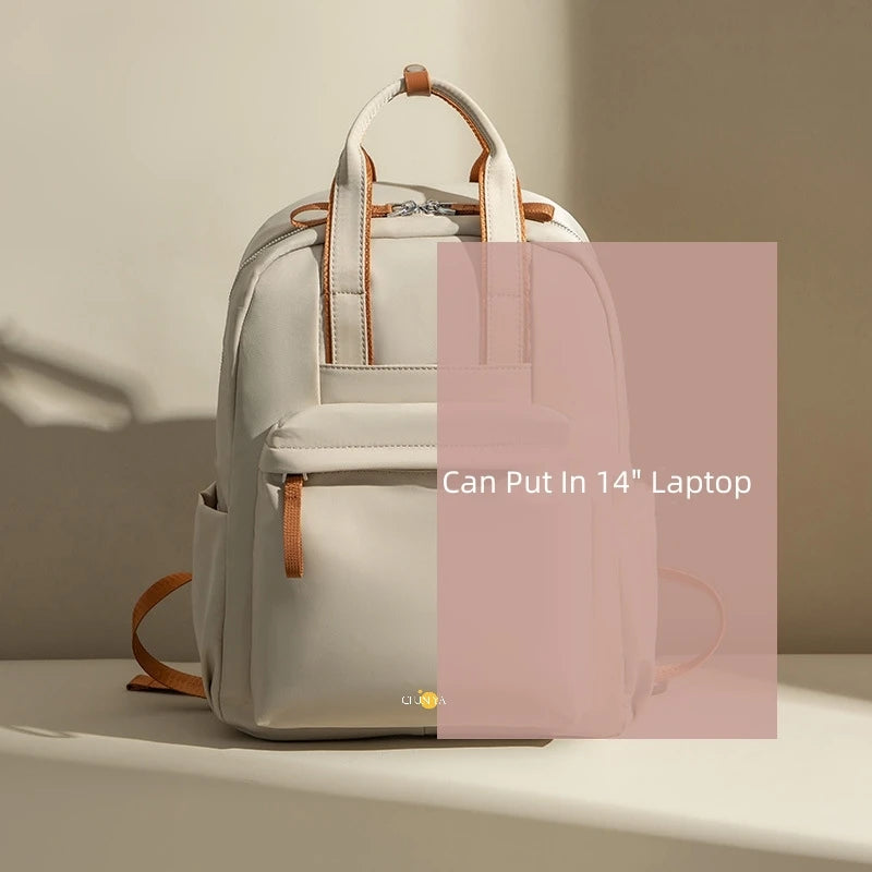 CFUN YA Summer New Anti Theft Backpack Women Backpacks 2023 Travel Rucksack Waterproof 14 Inch Computer Bag Teen Girls Schoolbag