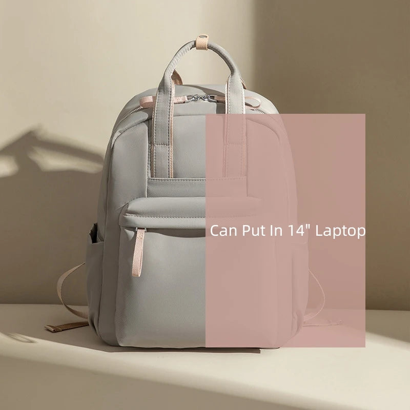 CFUN YA Summer New Anti Theft Backpack Women Backpacks 2023 Travel Rucksack Waterproof 14 Inch Computer Bag Teen Girls Schoolbag