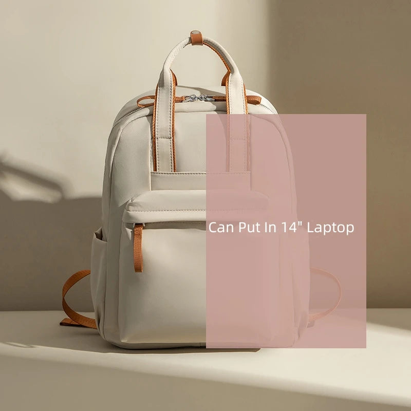 CFUN YA Summer New Anti Theft Backpack Women Backpacks 2023 Travel Rucksack Waterproof 14 Inch Computer Bag Teen Girls Schoolbag