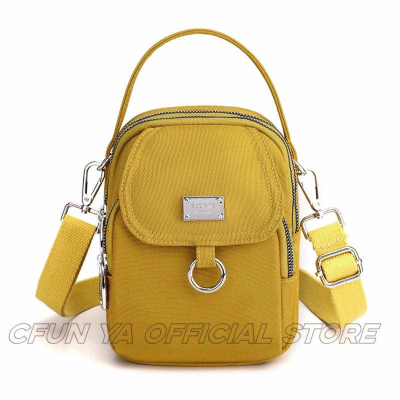 CFUN YA Summer Small Shoulderbag Women Girl Crossbody Bag Lightweight Phone Wallet Lady Mini Clutch Messenger Square Bag Vintage