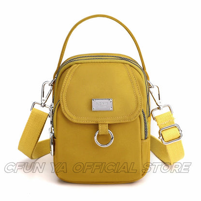 CFUN YA Summer Small Shoulderbag Women Girl Crossbody Bag Lightweight Phone Wallet Lady Mini Clutch Messenger Square Bag Vintage