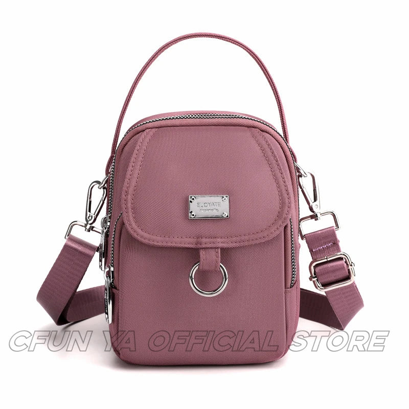 CFUN YA Summer Small Shoulderbag Women Girl Crossbody Bag Lightweight Phone Wallet Lady Mini Clutch Messenger Square Bag Vintage