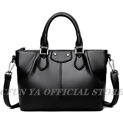 CFUN YA Trend Luxury Women Bag Leather Handbags Female Top Handle Bag Ladies Messenger Crossbody Shoulder Bags Tote Pack Sac New