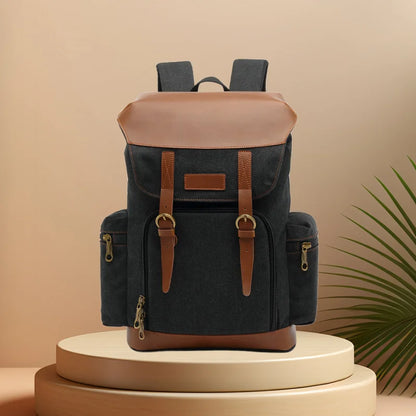 CFUN YA Vintage Canvas Backpack Men Women Computer Back Bag College Student Schoolbag Climbing Travel Knapsack Unisex Mochilas