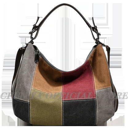 CFUN YA Women's Tote Bag Handbag 2023 Summer Trend Female Bag Large Capacity Canvas Bag Fashion Shoulder Bag Crossbody Pack New