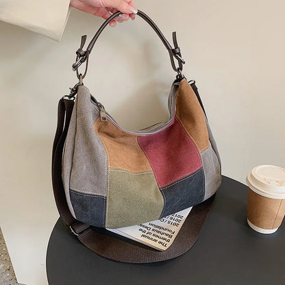 CFUN YA Women's Tote Bag Handbag 2023 Summer Trend Female Bag Large Capacity Canvas Bag Fashion Shoulder Bag Crossbody Pack New