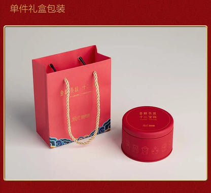 CHINA Foreign Business Gift Limited Edition Mascot Talisman Auspicious GOOD LUCK 24K gold-plating Zodiac Rat Copper carving ART