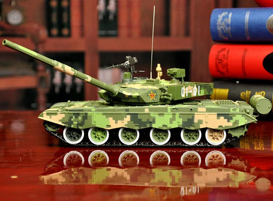 COOL--30CM long Military war enthusiast fans # 1:30 China army modern Simulated 3D T99 battle tank chariot alloy Model statue