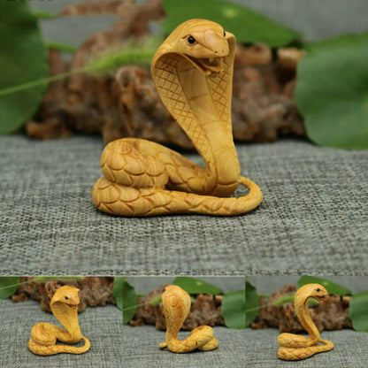 CQ059 - 12 Pcs 2" Hand Carved Boxwood Netsuke Home Decor- 12 Zodiac Animals