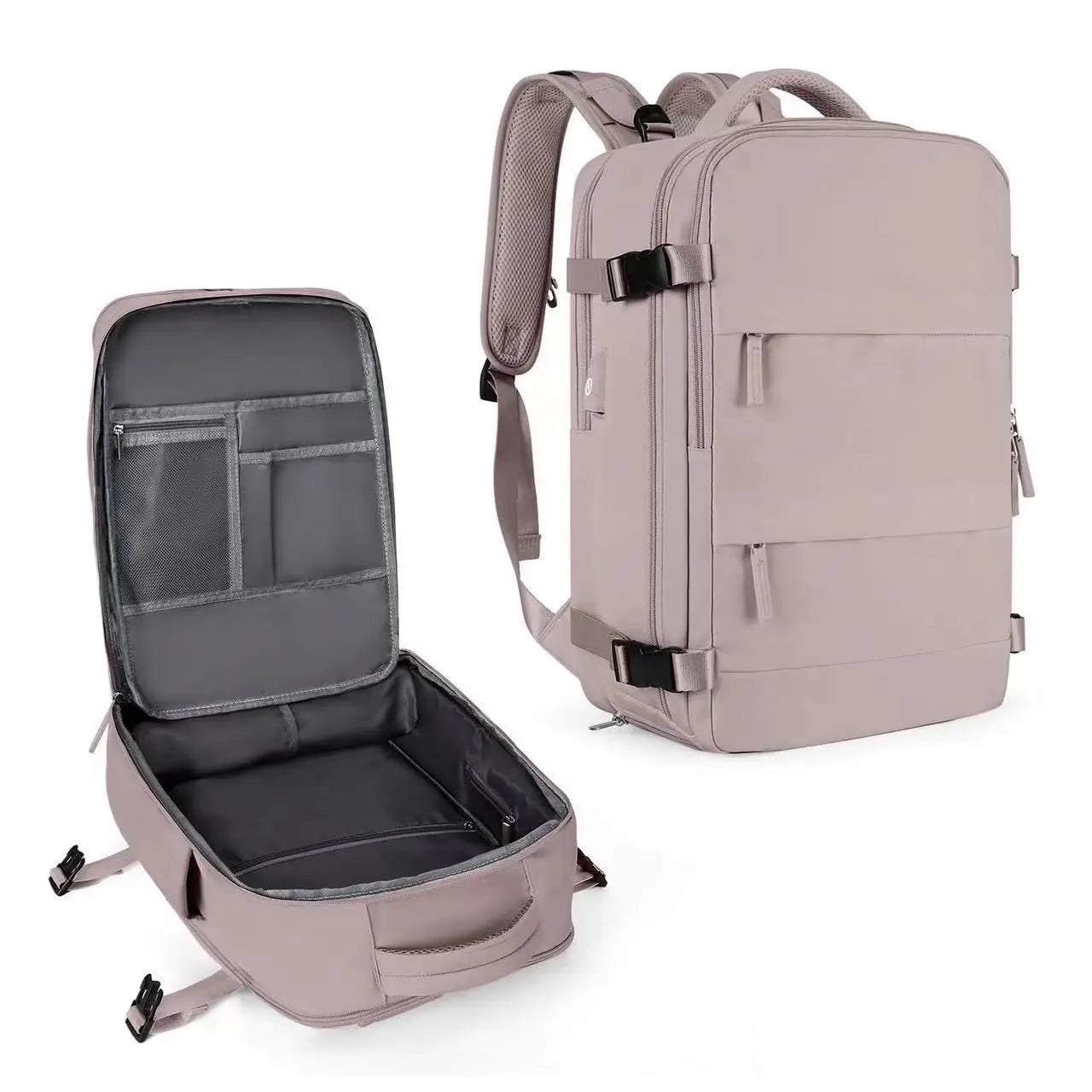 Cabin Backpack Carry-Ons, Aeroplane Travel Backpack, Laptop Backpack Multifunctional Wet and Dry Separation Bag for Men Women