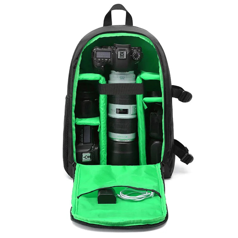 Camera Backpack DIY Partition Video Digital DSLR Bag Waterproof Outdoor Camera Photo Bag Shockproof Lenses Case Laptop Backpack