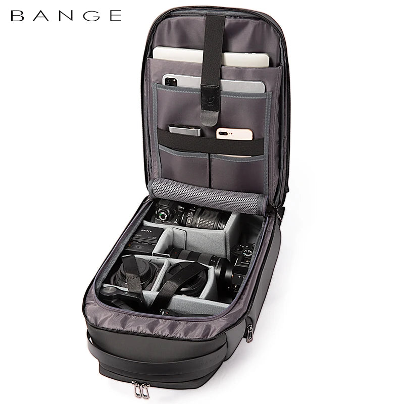 Camera Backpack Men Luxury Waterproof School Man Backpacks 15.6 Laptop USB Travel Bag Big Multifunction Male Backpack