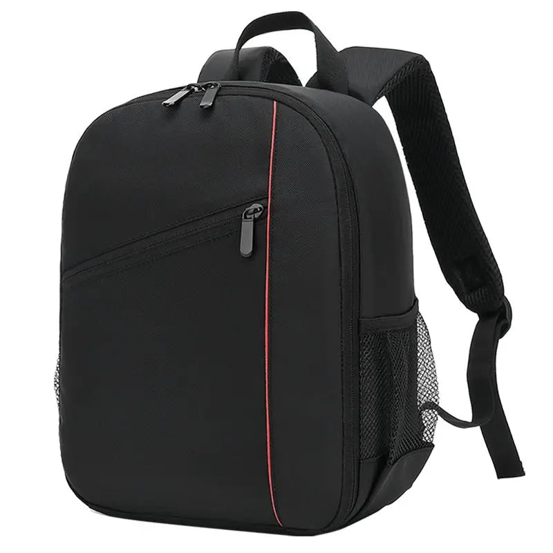 Camera Backpack Waterproof Multi-function Bag with Tripod Stand, Removable Pad Plug-in, and Flash Accessory for DSLR Camera Lens