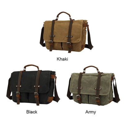Camera Bag Carrying Case Camcorder Camping One Shoulder Handle Travel Bag Canvas Waterproof Protective Carrying Bag