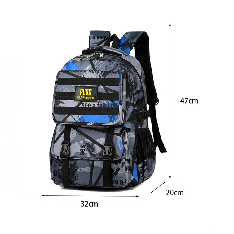 Camouflage Children School Backpack For Boys Waterproof Nylon School Bag For Teenagers Cartoon Printed Schoolbags Mochilas 2021
