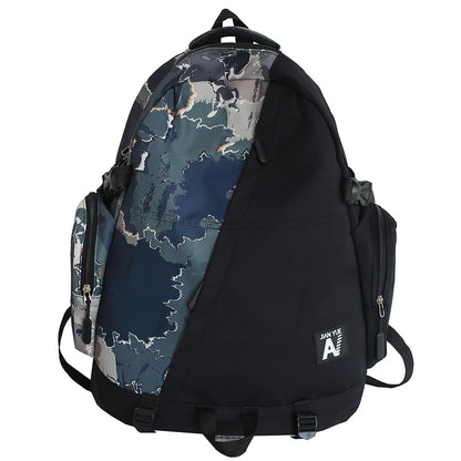Camouflage High Capacity Men Backpack Laptop Graffiti Book Boy School Bag Male Travel Women Cool Student Backpack Female Fashion