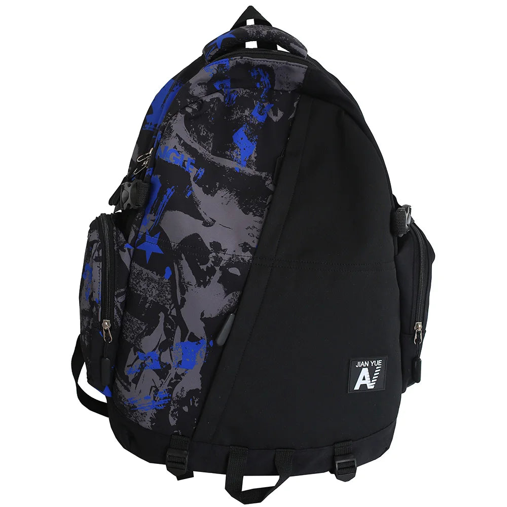 Camouflage High Capacity Men Backpack Laptop Graffiti Book Boy School Bag Male Travel Women Cool Student Backpack Female Fashion