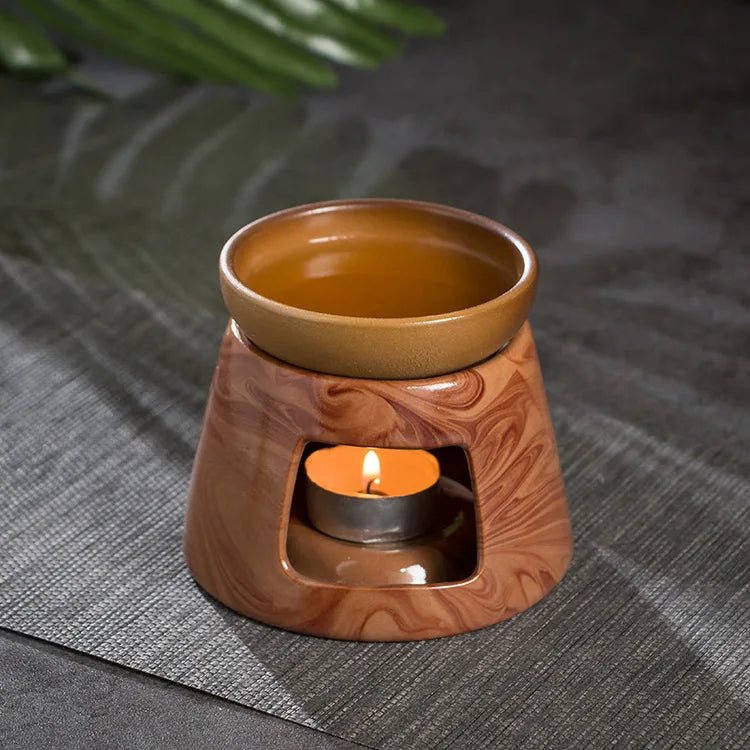 Candle Heating Base Pottery Tea Stov Japanese Ceramic Heater Stand Tea Maker Teapot Warmer Insulation Base Warmer Coffee Water