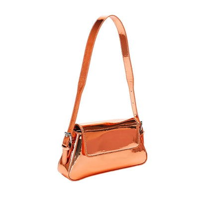 Candy Colored Handbag Single Shoulder Bag Exquisite Underarm Bags for Women Girl