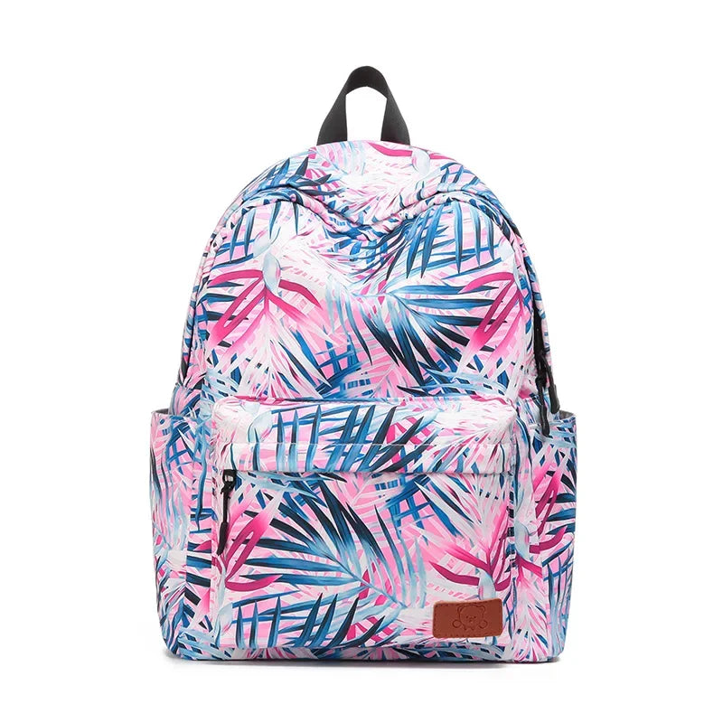 Canvas Backpack For Women Student Bag Outdoor Large Capacity Waterproof Oxford Fabric Versatile Travel Backpack