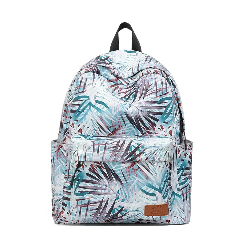 Canvas Backpack For Women Student Bag Outdoor Large Capacity Waterproof Oxford Fabric Versatile Travel Backpack