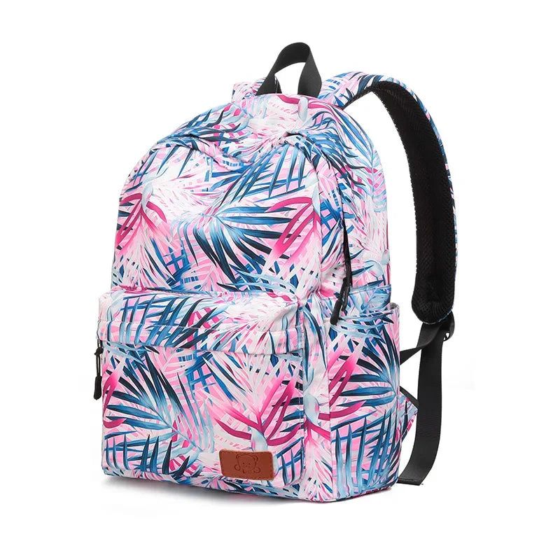 Canvas Backpack For Women Student Bag Outdoor Large Capacity Waterproof Oxford Fabric Versatile Travel Backpack
