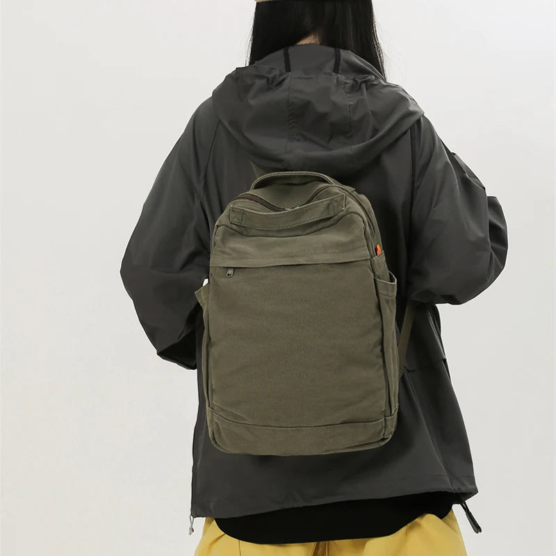 Canvas Backpacks for Women Students Casual School Bags for Girls Backpack Travel Female Bag Durable Sturdy Necessaries Femininas
