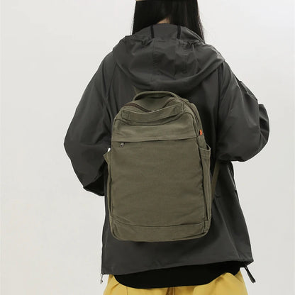 Canvas Backpacks for Women Students Casual School Bags for Girls Backpack Travel Female Bag Durable Sturdy Necessaries Femininas