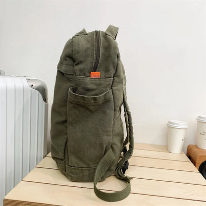 Canvas Backpacks for Women Students Casual School Bags for Girls Backpack Travel Female Bag Durable Sturdy Necessaries Femininas