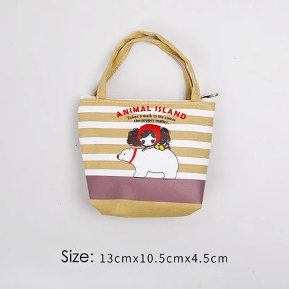 Canvas Student Bags Cartoon Little Prince Printing Sweet Women Single Shoulder Bags Ins Japanese Large Capacity Lady Handbags