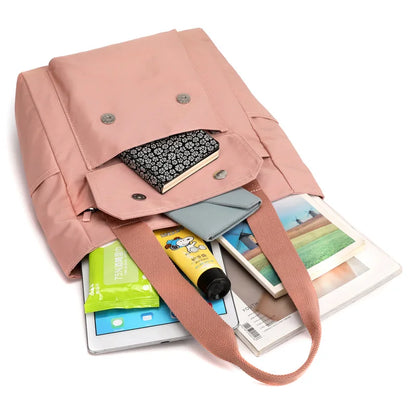 Canvas Women Tote Bags Large Capacity Fashion Female Shoulder Bag Commuting Carrying Bag Casual Designer Handbag Shopper Bag