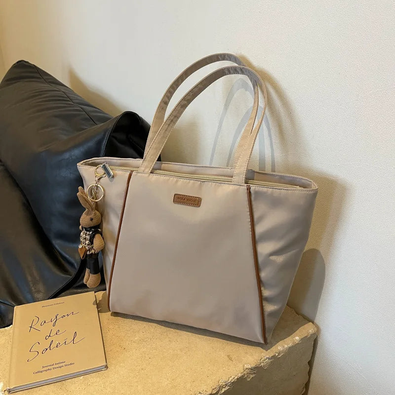 Canvas Women Tote Bags Large Capacity Fashion Female Shoulder Bag Commuting Carrying Bag Casual Designer Handbag Shopper Bag