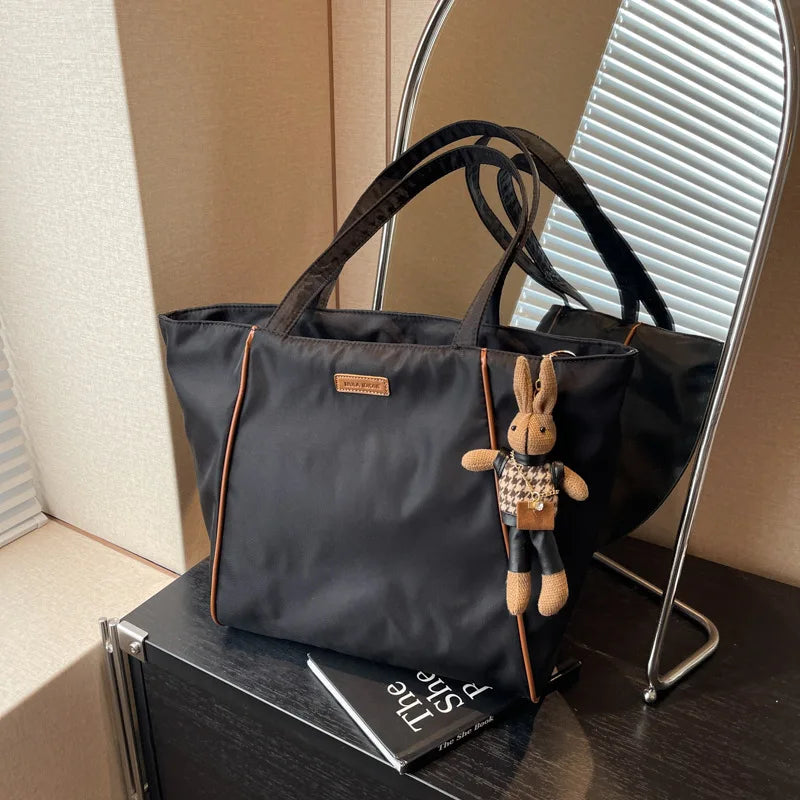 Canvas Women Tote Bags Large Capacity Fashion Female Shoulder Bag Commuting Carrying Bag Casual Designer Handbag Shopper Bag