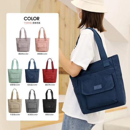 Canvas Women Tote Bags Large Capacity Fashion Female Shoulder Bag Commuting Carrying Bag Casual Designer Handbag Shopper Bag