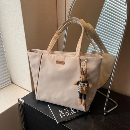 Canvas Women Tote Bags Large Capacity Fashion Female Shoulder Bag Commuting Carrying Bag Casual Designer Handbag Shopper Bag
