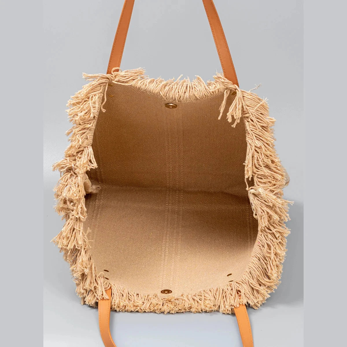 Canvas Women's Niche High-end 2024 Large Capacity Commuting Resort Style Tote Travel Shoulder Bag Handbag